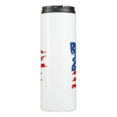 *~* Christliches Patriotisches Kreuz AP16 Flag Dis Thermosbecher (Rückseite)