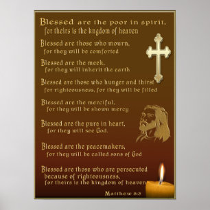 christliches Plakat