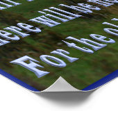 Christliches Poster (Ecke)