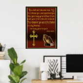 christliches Poster (Heimbüro)