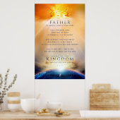 Christliches Poster - Das Gebet Jesu Christi (Küche)