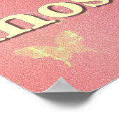 Christliches Poster mit Bibelverse-Hebräern 11:1 C (Ecke)