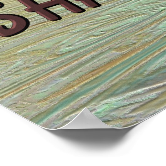 Christliches Poster mit Bibelverse Mark 13:31 (Ecke)