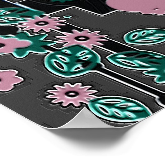 Christliches Poster mit Bibelverse Psalm 30:5 (Ecke)