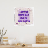 Christliches Poster mit Christlichem Sprichwort (Küche)