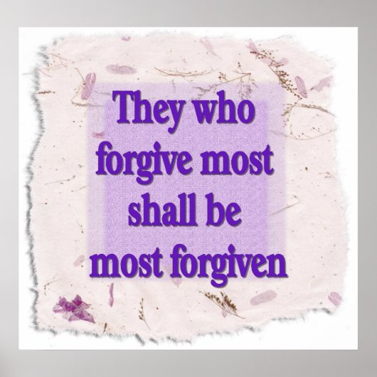 Christliches Poster mit Christlichem Sprichwort (Vorne)