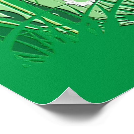 Christliches Poster mit Gott alles ist möglich (Ecke)