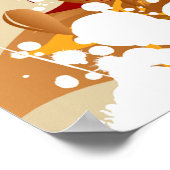 Christliches Poster mit Inspiration-Sprichwort (Ecke)