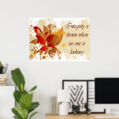 Christliches Poster mit Inspiration-Sprichwort (Heimbüro)