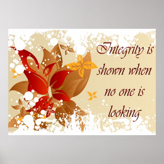 Christliches Poster mit Inspiration-Sprichwort (Vorne)