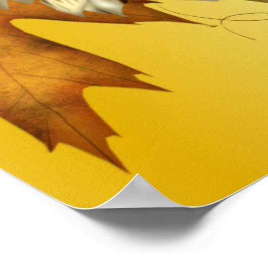 Christliches Poster mit Scripting-Blume (Ecke)