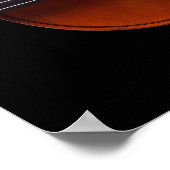 Christliches Poster Violin Inspiration Sprichwort (Ecke)