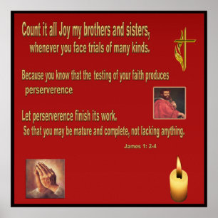 Christliches Posterbuch von James 1 Poster