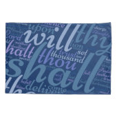 Christliches Psalm 91 Kissenbezug (Rückseite-Links)