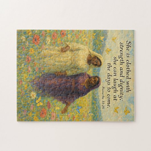 Christliches Puzzle der Würde und Stärke (Horizontal)