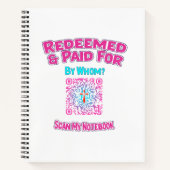 Christliches QR-Code-Notebook eingelöst und bezahl Notizblock (Vorderseite)
