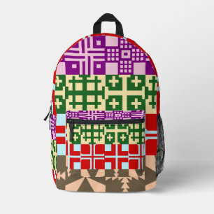Christliches Quermuster 1 Bedruckter Rucksack