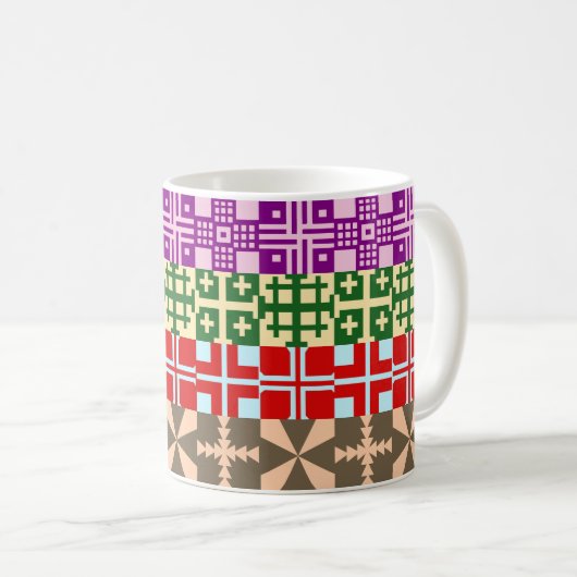 Christliches Quermuster 1 Kaffeetasse (VorderseiteRechts)