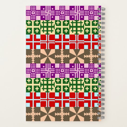 Christliches Quermuster 1 Notizblock (Rückseite)