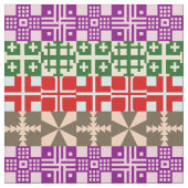 Christliches Quermuster 1 Stoff (Nahaufnahme)