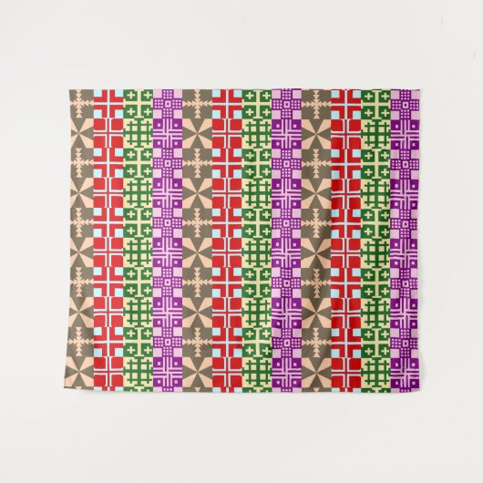 Christliches Quermuster 1 Wandteppich (Vorderseite (Horizontal))