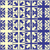 Christliches Quermuster 2 Aufkleber (Vorderseite)