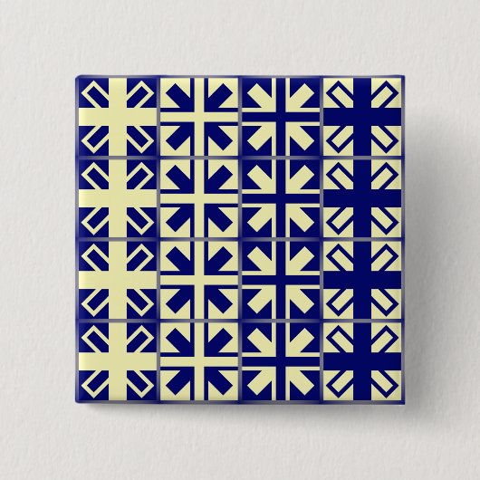 Christliches Quermuster 2 Button (Vorderseite)