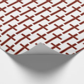 Christliches Quermuster Geschenkpapier (Ecke)