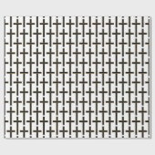 Christliches Quermuster Geschenkpapier (Flach)