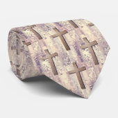 Christliches Quermuster Krawatte (Gerollt)