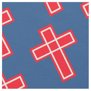 Christliches Quermuster Stoff
