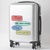 Christliches Quotes-Paket Aufkleber (Koffer)