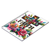 Christliches Rainbow-Faith Cross Notizblock (Linke Seite)