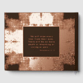 Christliches Real Foil Funeral Gästehaus Gästebuch (Rückseite)