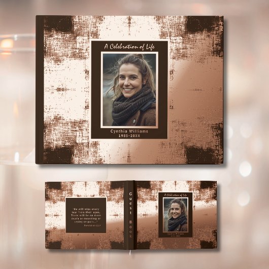 Christliches Real Foil Funeral Gästehaus Gästebuch