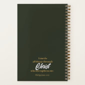 Christliches Religiöses Kloster Notizblock (Rückseite)