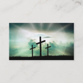 Christliches religiöses Kreuz der Inspirationsbibe Visitenkarte (Vorderseite)
