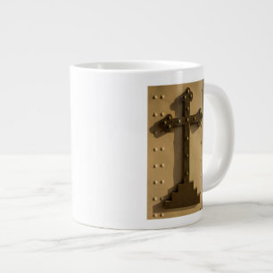 Christliches religiöses Kreuz, Irak Jumbo-Tasse