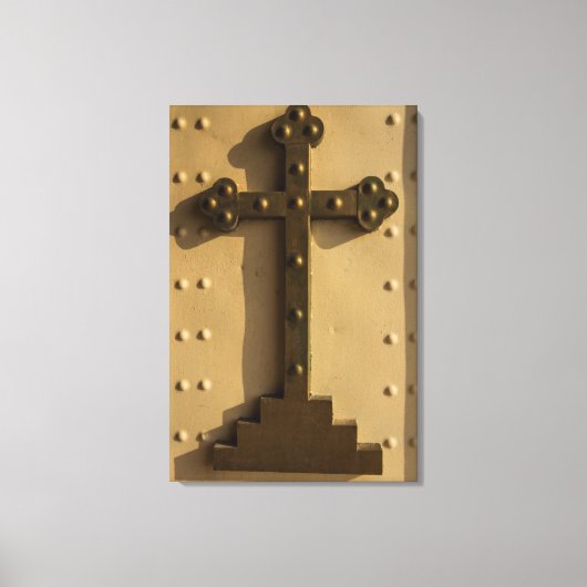 Christliches religiöses Kreuz, Irak Leinwanddruck (Vorderseite)