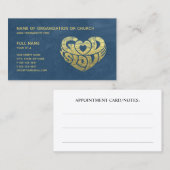 Christliches religiöses Ministerium des Terminkarte (Vorne/Hinten)