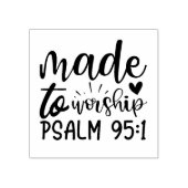 Christliches religiöses Zitat aus dem Gottesdienst Gummistempel (Prägung)