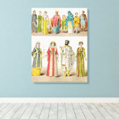 Christliches römisches Kleid Leinwanddruck (Insitu (Holzboden))