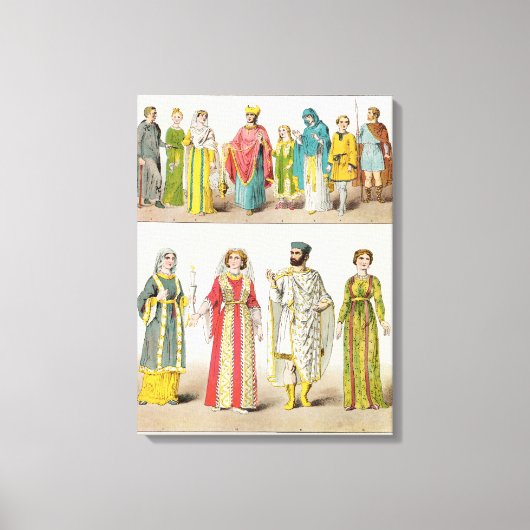 Christliches römisches Kleid Leinwanddruck (Vorderseite)