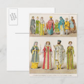 Christliches römisches Kleid Postkarte (Vorne/Hinten)