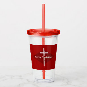 Christliches Rotes Kreuz Acryltrinkbecher