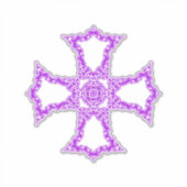 Christliches rotes Kreuz Aufkleber (Vorderseite)