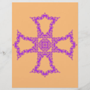 Christliches rotes Kreuz Flyer