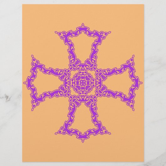 Christliches rotes Kreuz Flyer (Vorne)