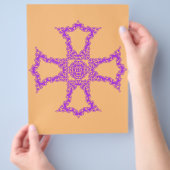 Christliches rotes Kreuz Flyer (Hand)