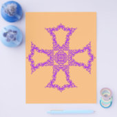 Christliches rotes Kreuz Flyer (Einzeln)